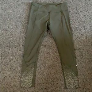 Lululemon Tight Stuff Tight olive green leggings